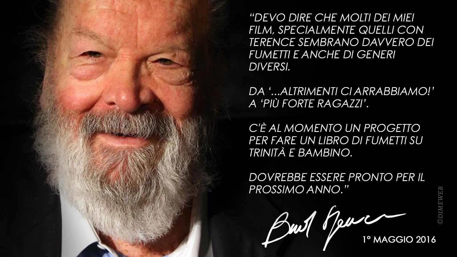 Dialogo con Bud Spencer - Il suo legame con il fumetto - BT Style Pictures